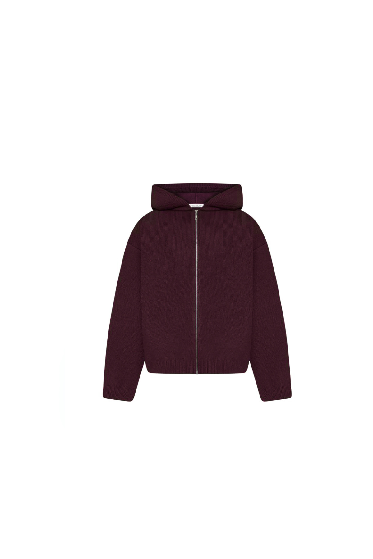 Knitted cardigan oversize burgundy